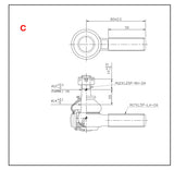Tie Rod End Kit for '63 to '84 Land Cruiser FJ40 FJ45, LHD