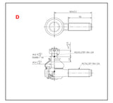 Tie Rod End Kit for '63 to '84 Land Cruiser FJ40 FJ45, LHD