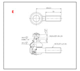 Tie Rod End Kit for '63 to '84 Land Cruiser FJ40 FJ45, LHD