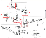 Tie Rod End Kit for '63 to '84 Land Cruiser FJ40 FJ45, LHD