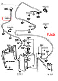 OEM Washer Hose for Land Cruiser FJ40 BJ40 BJ42 FJ60 FJ62 FJ80 FZJ80