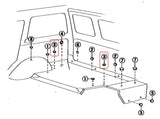 OEM Floor Member or Rear Floor Hole Plug for Land Cruiser FJ60 FJ62