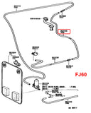 OEM Washer Hose for Land Cruiser FJ40 BJ40 BJ42 FJ60 FJ62 FJ80 FZJ80