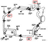 Oil Cooler Hose Kit for '76 to '80 Land Cruiser FJ40 FJ45 FJ55