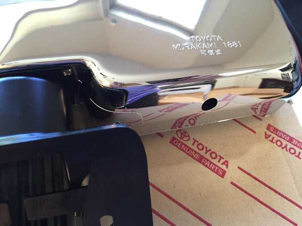 thumbnail image 2 of NEW OEM Toyota Land Cruiser FJ62 1988-1990 Factory Manual Mirrors 2-Piece Set 2 of 6