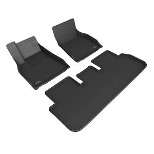 3D Maxpider Kagu Front and Rear Floor Liners for Tesla Model S