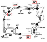 Oil Cooler Piping Kit for '76 to '80 Land Cruiser FJ40 FJ45 FJ55