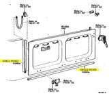 Rear Drop Down Gate Weatherstrip Kit for Land Cruiser FJ40 BJ46