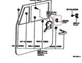 OEM Door Stopper for '73 to '74 Land Cruiser FJ40