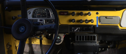 OEM Dash Panel Hole Plug for Land Cruiser FJ40 FJ60