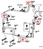 Oil Cooler Hose Kit for '81 to '87 Land Cruiser FJ40 FJ60