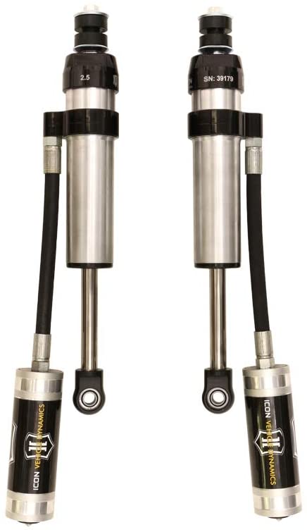 ICON 2.5 Remote Reservoir 0-3" Front Shocks for '98 to '07 Land Cruiser 100 Series - Set of 2