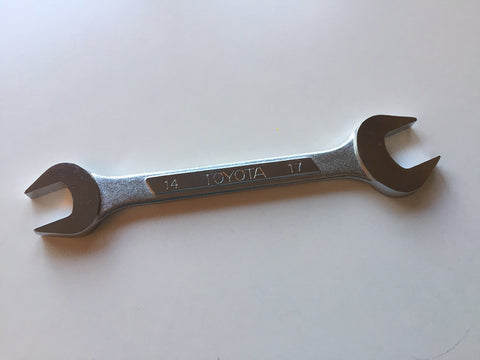 OEM 14 x 17 Toyota Open End Wrench for Land Cruiser FJ40