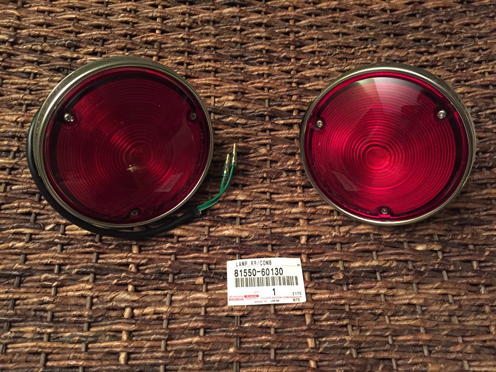 OEM Tail Lights for '69 to '73 Land Cruiser FJ40 - Set of 2