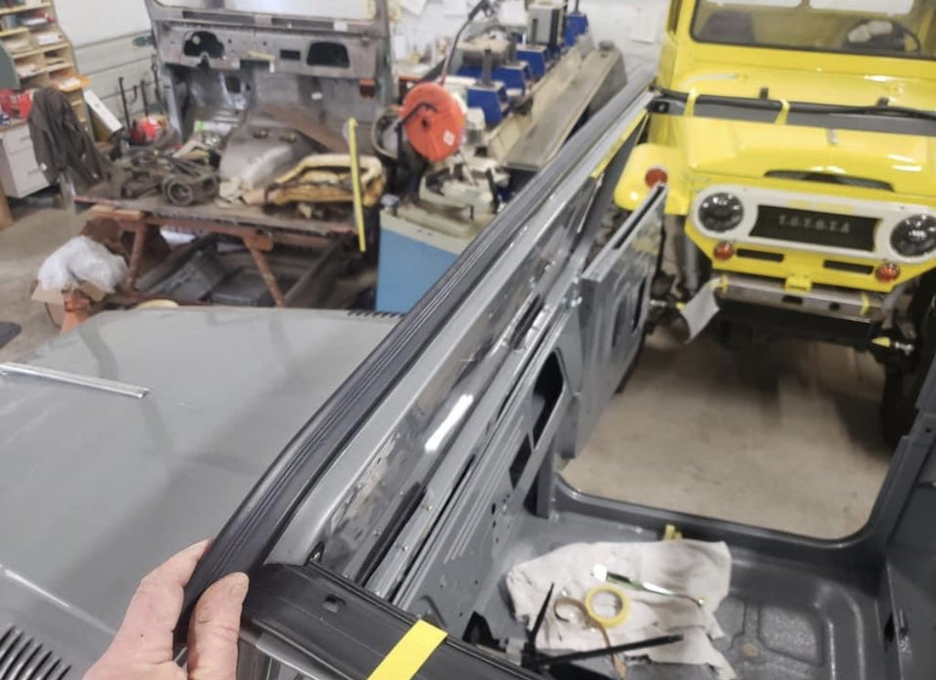 Front Roof Weatherstrip for '60 to '65 Land Cruiser FJ40 FJ45