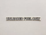 OEM Unleaded Fuel Only Decal for Land Cruiser FJ40 FJ60 FJ62 Pickup 4Runner