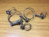 Stainless Double Wire Hose Clamp Pack for Engine Compartment of Land Cruiser FJ40 FJ60