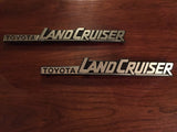 OEM Rear Side Emblems for Land Cruiser FJ60 FJ62 70 Series - Set of 2