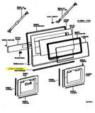 Rear Hatch / Back Door Lower Weatherstrip for '73 and earlier Land Cruiser FJ40