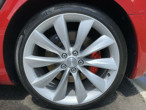 Chrome Lug Nut Cover for Tesla Model S Model 3