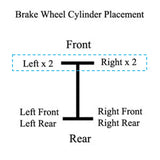 Wheel Cylinder Set - Front, for '72 to '75 Land Cruiser FJ40 FJ55