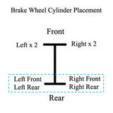 Wheel Cylinder Set - Rear, for '71 Land Cruiser FJ40